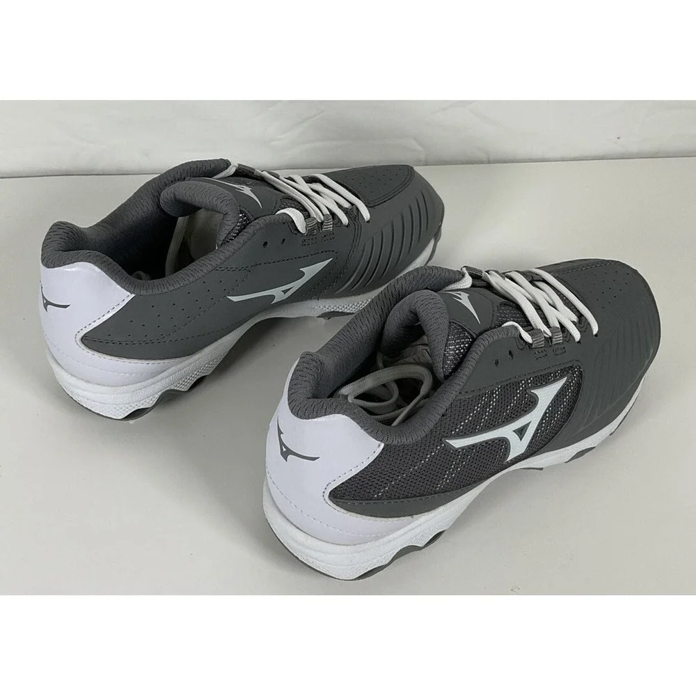 NIB Women's Mizuno 9 Spike Adv Sweep 4 Metal Softball Cleats‎ Shoes Gray Size 6